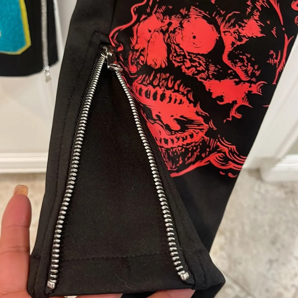 Rockstar Black track jogging pants size Small Streetwear - Picture 5 of 16